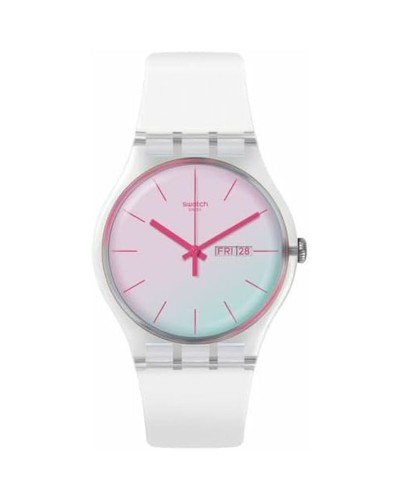 Naisten rannekellot Swatch POLAWHITE (Ø 41 mm)