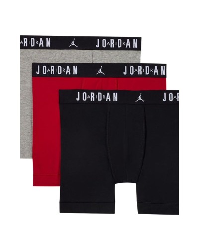 Men's Boxer Shorts Jordan Flight Cotton Core 3Pk Black 3 Pieces 3 Units