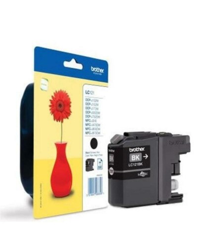 Cartucho de Tinta Compatible Brother LC121BKBP Negro