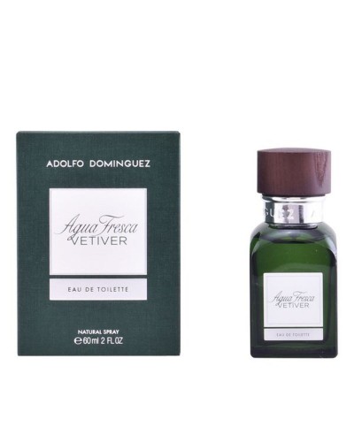 Parfym Herrar Agua Fresca Vetiver Adolfo Dominguez EDT (60 ml) (60 ml)