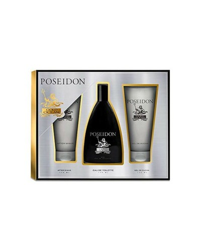Set de Parfum Homme Gold Ocean Poseidon 1264-51457 EDT (3 pcs) 3 Pièces