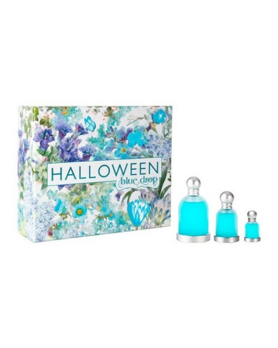 Parfymset Herrar Halloween Blue Drop Jesus Del Pozo EDT (3 pcs) (3 pcs)