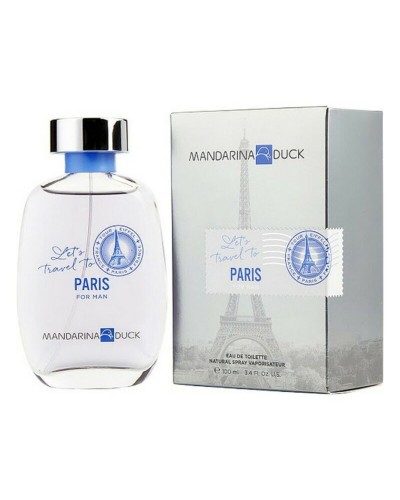 Perfume Hombre Let's Travel Paris Mandarina Duck EDT (100 ml) (100 ml)