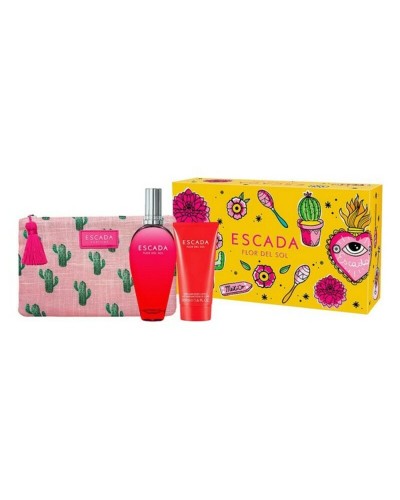 Set de Parfum Femme Flor del Sol Escada EDT (3 pcs) (3 pcs)