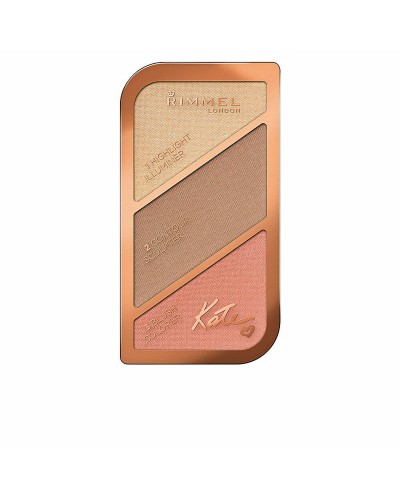Schminkset Rimmel London Kate Sculpting 002-Coral Glow