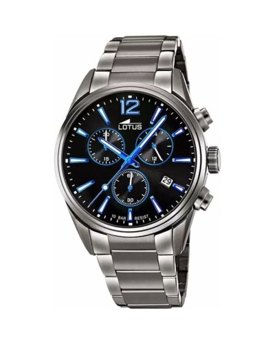 Orologio Uomo Lotus 18682/6 Nero Argentato