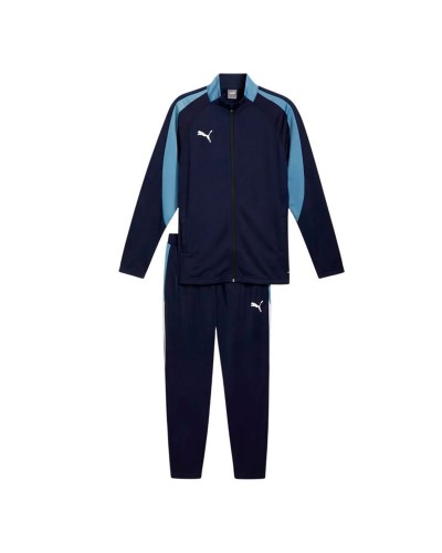 Trainingspak voor Volwassenen Puma Individualliga Track Marineblauw