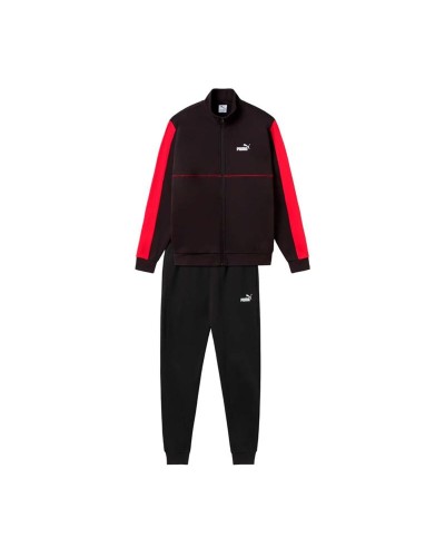 Tuta per Adulti Puma Sport Suit Fl Nero Uomo