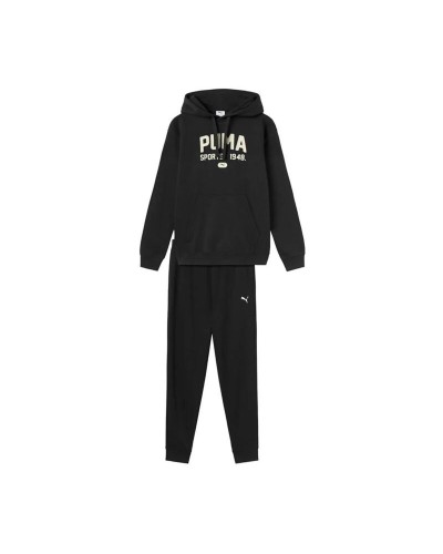 Survêtement pour Adultes Puma Graphic Hooded Suit Noir Homme