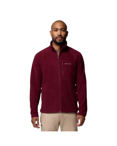 Fleece-vuori Columbia Fast Trek™ II Tummanpunainen Miehet