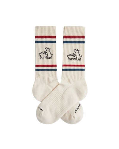 Calcetines Jimmy Lion Athletic Keith Haring Blanco