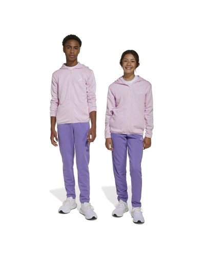 Kinder-Trainingsanzug Adidas 3Bandas Lila