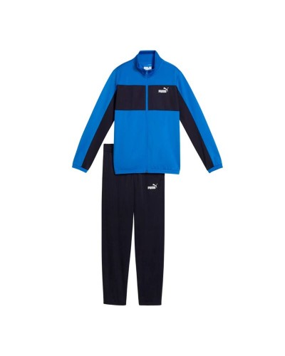 Kinder-Trainingsanzug Puma Poly Colorblock Mountain Blau