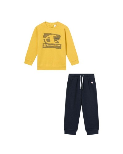 Completo Sportivo per Neonati Champion Giallo