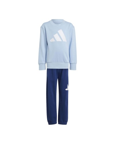 Children’s Tracksuit Adidas Lk Big Logo French Terry Jog Blue