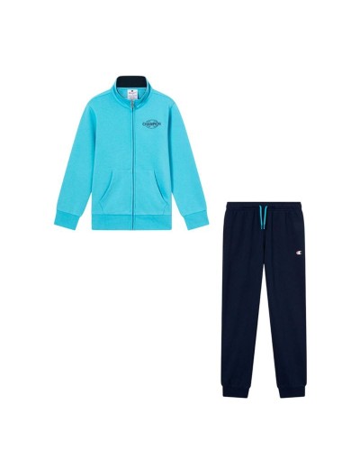Joggingpak voor kinderen Champion Blauw Celeste