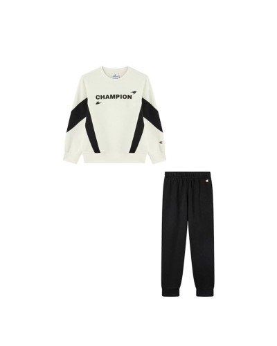 Joggingpak voor kinderen Champion Wit