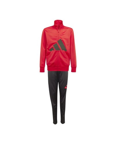 Kinder-Trainingsanzug Adidas Big Logo Rot