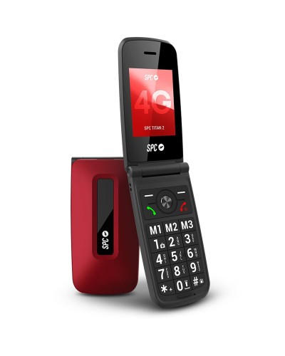 Mobiltelefon SPC TITAN 2      4G Röd 2,4"