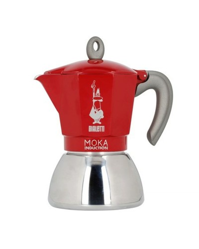 Caffettiera Italiana Bialetti Moka Induction rouge Metallo