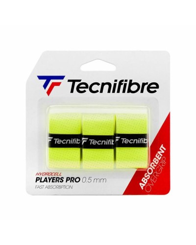 Grepplindor Tecnifibre Players Pro Neon Gul 3 antal