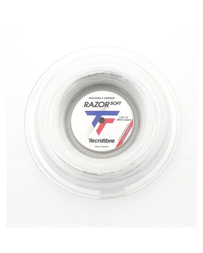 Cordes de raquettes Tecnifibre Razor Soft Blanc
