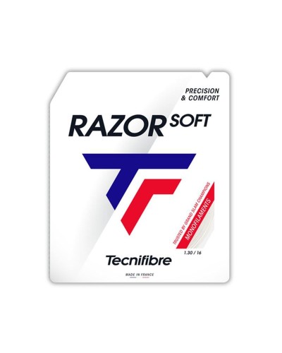 Cordaje para Raquetas Tecnifibre Razor Soft Blanco