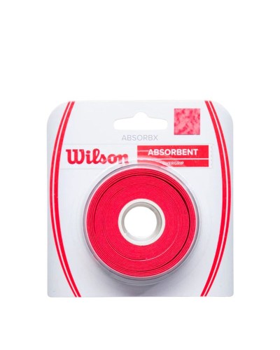 Surgrip de Tennis Wilson Absorbx  Rouge