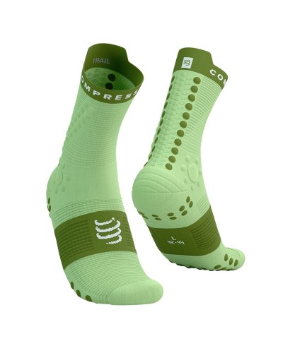 Kompressiosukat Compressport Pro Racing Vihreä