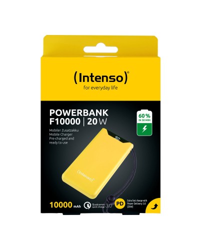 Powerbank INTENSO 10000 mAh Gul