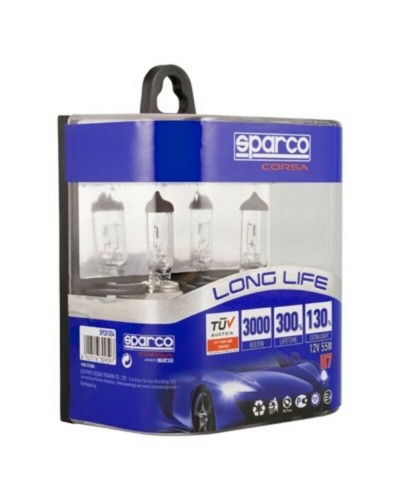 Ampoule pour voiture Sparco Long Life E-Mark H7 12V 55W 3000K