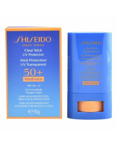 Protector Solar Sun Clear Stick Shiseido Spf 50 (15 ml) 50+ (15 ml) (15 g)