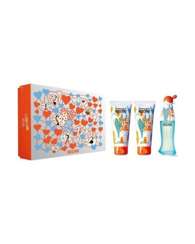 Women's Perfume Set Cheap And Chic Love Love Moschino (3 pcs)