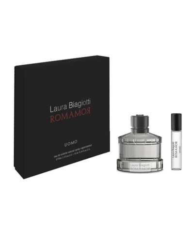 Set mit Herrenparfüm Romamor Uomo Laura Biagiotti (2 pcs) (2 pcs)