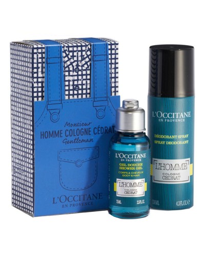 Men's Perfume Set Eau de Cedrat L'occitane (2 pcs) (2 pcs)