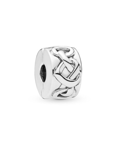 Dam: Berlockarmband Pandora KNOTTED HEARTS CLIP