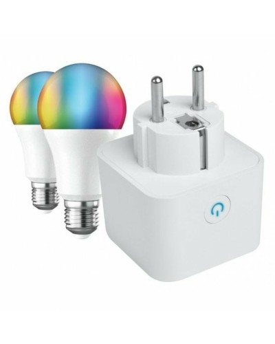 muvit iO Pack Smart: Enchufe Inteligente + 2 bombillas A6 E27 800lm
