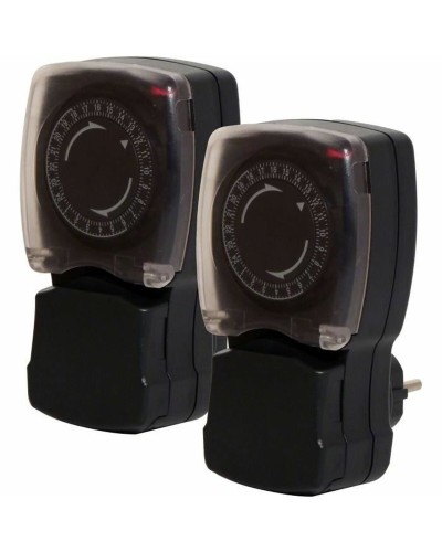 Timer Chacon 53008 Con coperchio Analogico Facile da usare, leggero e maneggevole Resistente all'umidità 3600 W 230 V 16 A