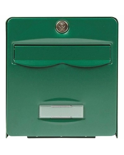 Cassetta della posta Burg-Wachter   Verde acciaio galvanizzato 36,5 x 28 x 31 cm