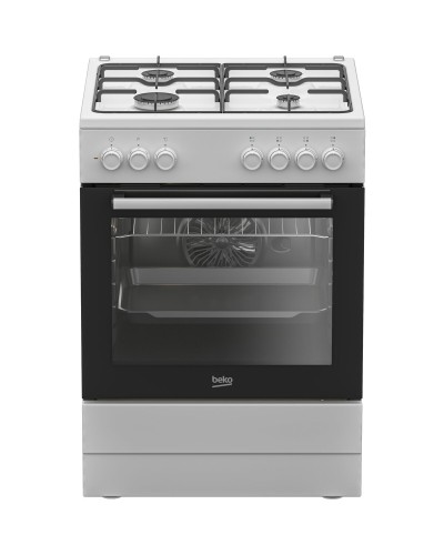 Gasfornuis BEKO FBE62120WD Wit Zwart