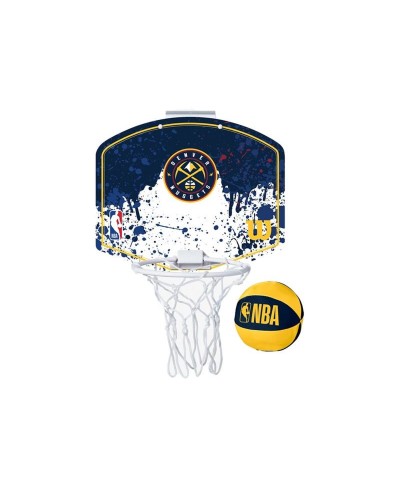 Basketballkorb Wilson NBA Team Mini Denver Nuggets Blau