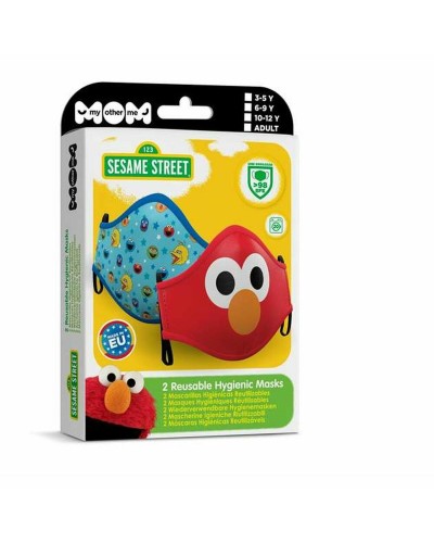 Hygieeninen uudelleen käytettävä hengityssuojain Sesame Street Premium Aikuinen