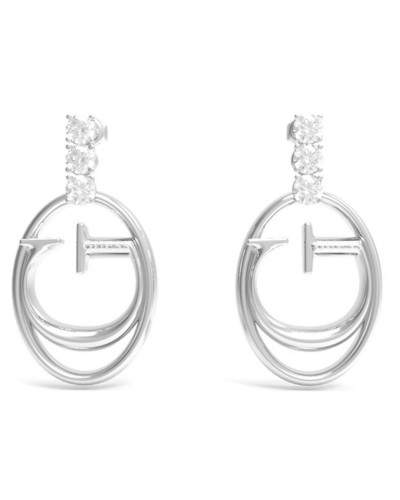 Ladies' Earrings Guess JUBE01039JWRHT-U Stainless steel