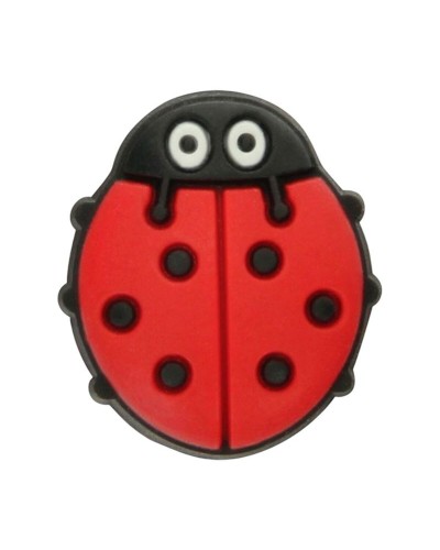 Stift Crocs Ladybug  Rot Stift Holzschuhe