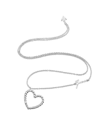 Collar Mujer Guess UBN85041 Plateado