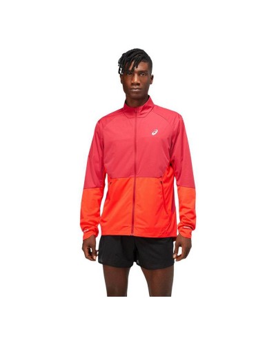 Asics Ventilate: Giacca Antivento Running Rosso - Traspirante
