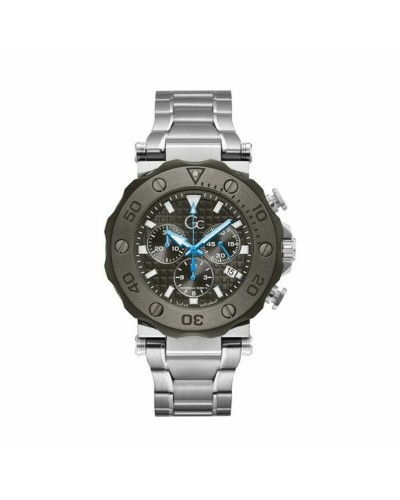 Herrklocka GC Watches Y63002G5MF Svart Silvrig