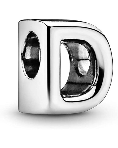 Perlina Donna Pandora LETTER D Argentato