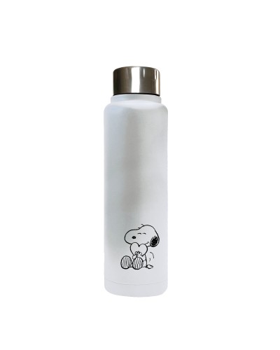 Wasserflasche Snoopy Love Blau