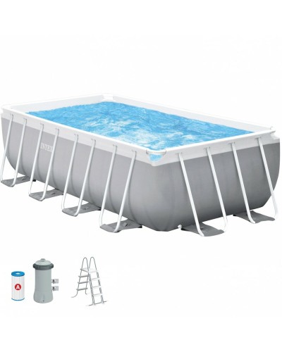 flyttbar pool Intex 400 x 122 x 400 cm 400 x 200 x 122 cm